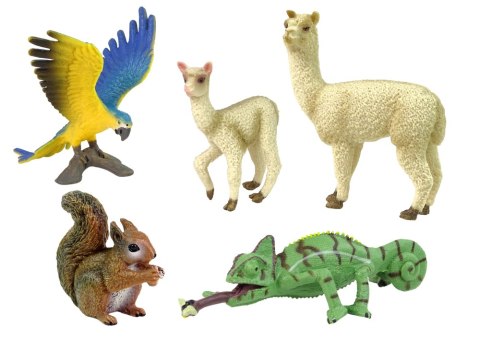 Figurka Zwierzęta Zestaw Papuga Panda LEAN Toys Figurka Zwierzęta Zestaw Papuga Panda LEAN Toys
