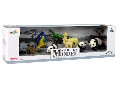 Figurka Zwierzęta Zestaw Papuga Panda LEAN Toys Figurka Zwierzęta Zestaw Papuga Panda LEAN Toys