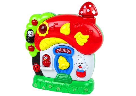 Grający Muzyczny Domek Dla Niemowląt Zwierzątka LEAN Toys Grający Muzyczny Domek Dla Niemowląt Zwierzątka LEAN Toys