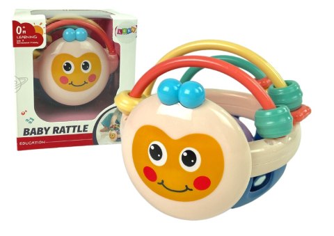 Grzechotka Dla Niemowląt Pastelowe Kolory Kula LEAN Toys