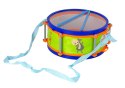 Instrumenty Muzyczne Zestaw Bęben Tamburyn Flet Kołatka Harmonijka Zwierzęta LEAN Toys
