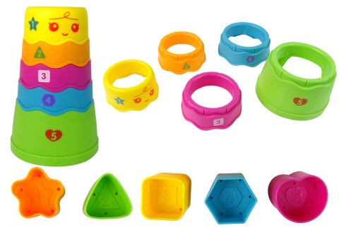 Interaktywny Stolik Edukacyjny Sorter Zjeżdżalnia Piłeczek Niebieski LEAN Toys Interaktywny Stolik Edukacyjny Sorter Zjeżdżalnia Piłeczek Niebieski LEAN Toys