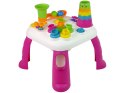 Interaktywny Stolik Edukacyjny Sorter Zjeżdżalnia Piłeczek Różowy LEAN Toys