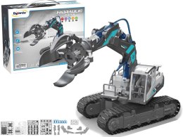 Koparka Hydrauliczna Gąsiennicowa DIY Do Złożenia Chwytak 137 Elementów LEAN Toys