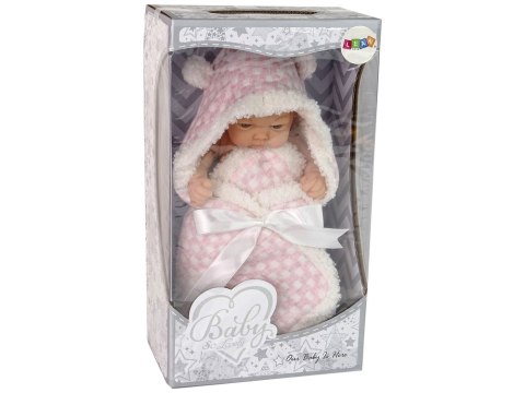 Lalka Słodki Bobas Becik Różowy Kokardka LEAN Toys Lalka Słodki Bobas Becik Różowy Kokardka LEAN Toys