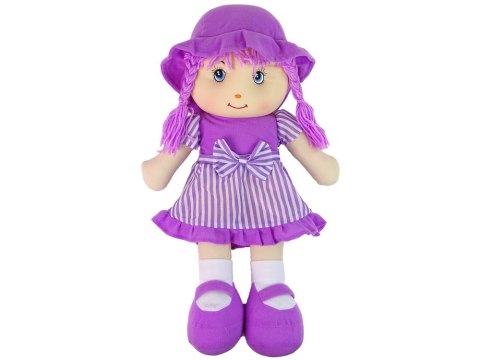 Lalka Szmacianka Przytulanka Fioletowa W Paski 50 cm LEAN Toys Lalka Szmacianka Przytulanka Fioletowa W Paski 50 cm LEAN Toys