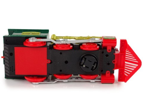 Lokomotywa Świąteczna Światła Dźwięk Zielona Na Baterie LEAN Toys Lokomotywa Świąteczna Światła Dźwięk Zielona Na Baterie LEAN Toys