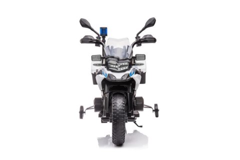 Motor Na Akumulator Policyjny JT5002B Biały LEAN CARS Motor Na Akumulator Policyjny JT5002B Biały LEAN CARS