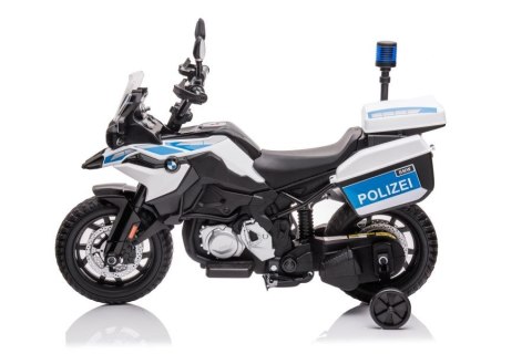 Motor Na Akumulator Policyjny JT5002B Biały LEAN CARS Motor Na Akumulator Policyjny JT5002B Biały LEAN CARS