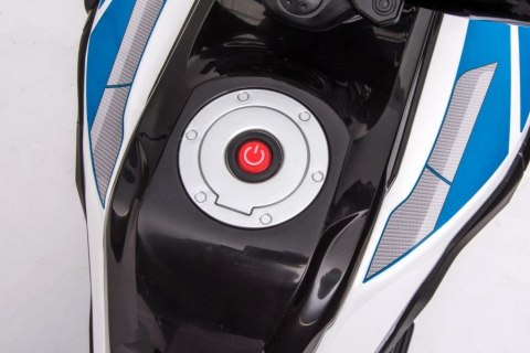 Motor Na Akumulator Policyjny JT5002B Biały LEAN CARS Motor Na Akumulator Policyjny JT5002B Biały LEAN CARS