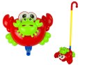 Pchacz Na Kiju Krab Czerwony Dźwięk Dzwonka LEAN Toys