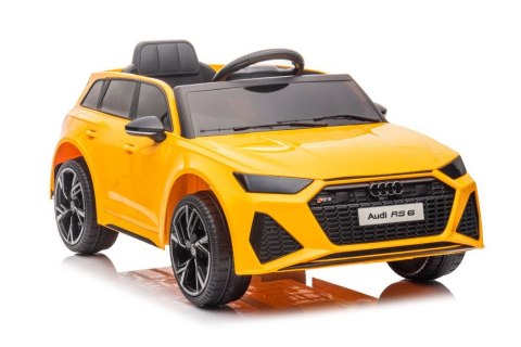 Pojazd na Akumulator Audi RS6 BRD-2118 Żółty LEAN CARS Pojazd na Akumulator Audi RS6 BRD-2118 Żółty LEAN CARS