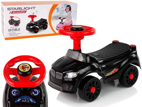 Samochód Jeździk QX-3399-2 Klakson Czarny LEAN CARS Samochód Jeździk QX-3399-2 Klakson Czarny LEAN CARS