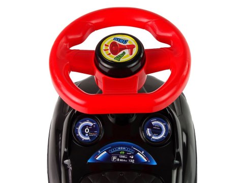 Samochód Jeździk QX-3399-2 Klakson Czarny LEAN CARS Samochód Jeździk QX-3399-2 Klakson Czarny LEAN CARS