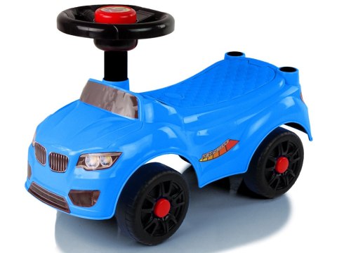 Samochód Jeździk QX-3399-2 Klakson Niebieski LEAN CARS Samochód Jeździk QX-3399-2 Klakson Niebieski LEAN CARS