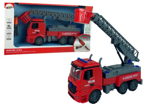 Straż Pożarna Do Rozkręcania Czerwona DIY Śrubokręt LEAN Toys Straż Pożarna Do Rozkręcania Czerwona DIY Śrubokręt LEAN Toys