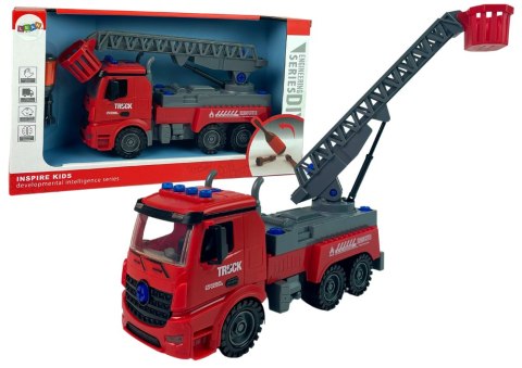Straż Pożarna Do Rozkręcania Czerwona DIY Śrubokręt LEAN Toys Straż Pożarna Do Rozkręcania Czerwona DIY Śrubokręt LEAN Toys