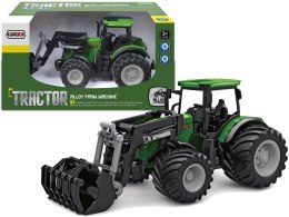 Traktor Pojazd Rolniczy z Łyżką Krokodylową Zielony LEAN Toys