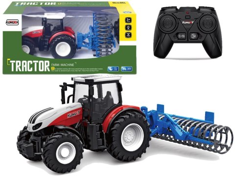 Traktor Zdalnie Sterowany Wał Rolniczy 2,4 G Gumowe Koła LEAN Toys Traktor Zdalnie Sterowany Wał Rolniczy 2,4 G Gumowe Koła LEAN Toys