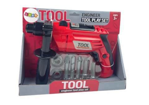 Wiertarka Dla Małego Majsterkowicza Śrubki Wiertła LEAN Toys Wiertarka Dla Małego Majsterkowicza Śrubki Wiertła LEAN Toys