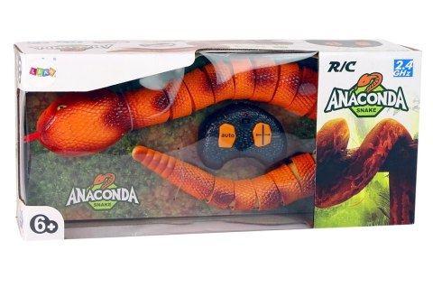 Zdalnie Sterowany Wąż Anakonda Na Pilota 70 cm Długości LEAN Toys Zdalnie Sterowany Wąż Anakonda Na Pilota 70 cm Długości LEAN Toys