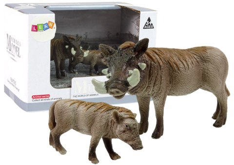 Zestaw 2 Figurek Guziec Afrykański z Młodym Seria Zwierzęta Świata LEAN Toys Zestaw 2 Figurek Guziec Afrykański z Młodym Seria Zwierzęta Świata LEAN Toys