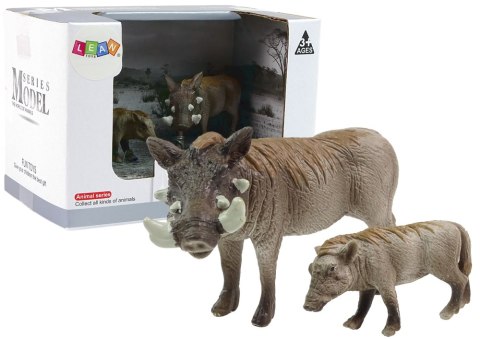 Zestaw 2 Figurek Guziec Afrykański z młodym Seria Zwierzęta Świata LEAN Toys Zestaw 2 Figurek Guziec Afrykański z młodym Seria Zwierzęta Świata LEAN Toys