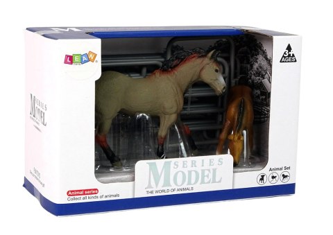 Zestaw 2 Figurek Konie Zagroda Figurka Koń Rasy Capricorn LEAN Toys Zestaw 2 Figurek Konie Zagroda Figurka Koń Rasy Capricorn LEAN Toys