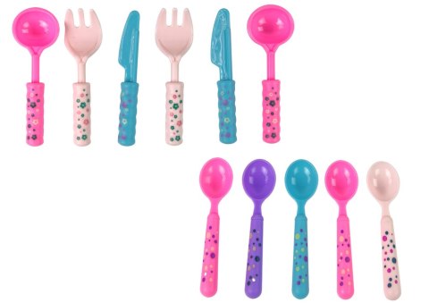 Zestaw Do Herbaty Filiżanki Talerzyki Sztućce Miseczki Fioletowe LEAN Toys Zestaw Do Herbaty Filiżanki Talerzyki Sztućce Miseczki Fioletowe LEAN Toys