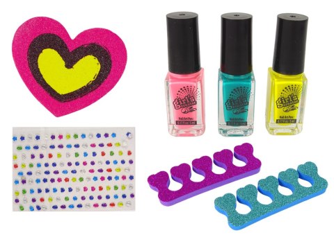 Zestaw Do Stylizacji Paznokci Dla Dzieci Piękności Studio Lakiery LEAN Toys Zestaw Do Stylizacji Paznokci Dla Dzieci Piękności Studio Lakiery LEAN Toys