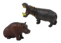 Zestaw Figurek Afryka Dzikie Zwierzęta Hipopotam Zebry LEAN Toys