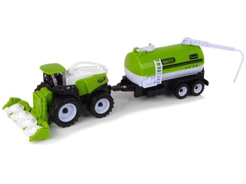 Zestaw Pojazdów Farmerskich Traktor Kombajn Cysterna Naczepa LEAN Toys Zestaw Pojazdów Farmerskich Traktor Kombajn Cysterna Naczepa LEAN Toys