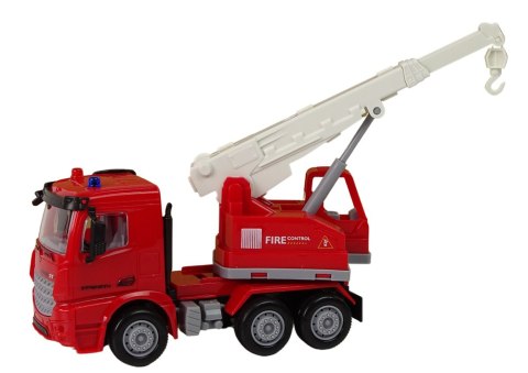 Zestaw Straż Pożarna Dźwig Znaki Drogowe Strażak LEAN Toys Zestaw Straż Pożarna Dźwig Znaki Drogowe Strażak LEAN Toys