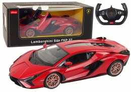 Auto R/C Lamborghini Sian FKP 37 Rastar 1:14 Czerwone Na Pilota Rastar