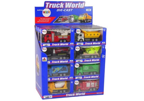 Auto Resoraki Pojazdy Napęd Frykcyjny 8 Modeli 1:55 LEAN TOYS Auto Resoraki Pojazdy Napęd Frykcyjny 8 Modeli 1:55 LEAN TOYS