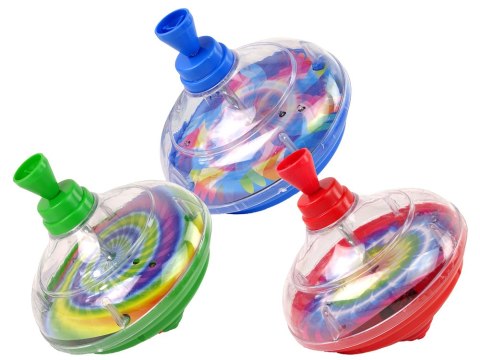 Bączek Do Kręcenia Zabawka Kolory Diody LED Muzyka LEAN Toys Bączek Do Kręcenia Zabawka Kolory Diody LED Muzyka LEAN Toys