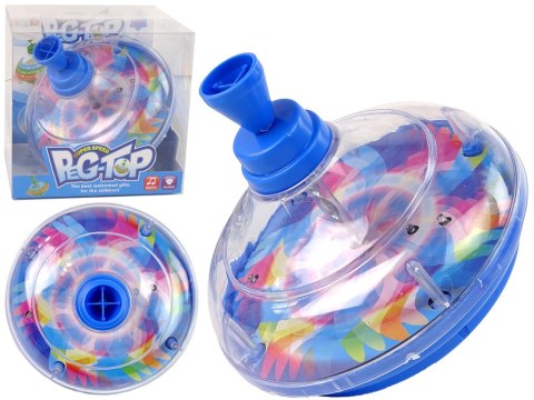 Bączek Do Kręcenia Zabawka Kolory Diody LED Muzyka LEAN Toys Bączek Do Kręcenia Zabawka Kolory Diody LED Muzyka LEAN Toys