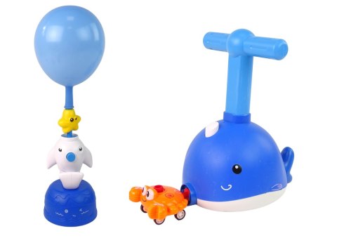 Balonowa Wyrzutnia Delfin Samochód Aerodynamiczny LEAN Toys Balonowa Wyrzutnia Delfin Samochód Aerodynamiczny LEAN Toys