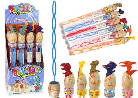 Bańki Mydlane Dinozaury 34 cm Różne Kolory LEAN TOYS Bańki Mydlane Dinozaury 34 cm Różne Kolory LEAN TOYS