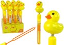 Bańki Mydlane Kaczka Żółta Dźwięk 29 cm LEAN TOYS