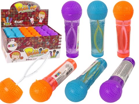 Bańki Mydlane Mikrofon 3 Kolory 40ml LEAN TOYS Bańki Mydlane Mikrofon 3 Kolory 40ml LEAN TOYS