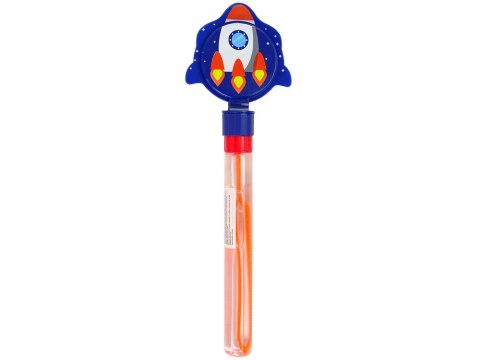 Bańki Mydlane Rakieta Niebieska 30 cm Kłapacz LEAN TOYS Bańki Mydlane Rakieta Niebieska 30 cm Kłapacz LEAN TOYS