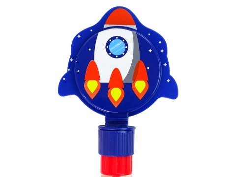Bańki Mydlane Rakieta Niebieska 30 cm Kłapacz LEAN TOYS Bańki Mydlane Rakieta Niebieska 30 cm Kłapacz LEAN TOYS