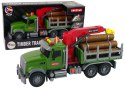 Ciężarówka Auto Dźwig Transport Bale Drewna Dźwięk LEAN Toys