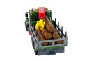 Ciężarówka Auto Dźwig Transport Bale Drewna Dźwięk LEAN Toys