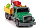 Ciężarówka Auto Dźwig Transport Kosz na Śmieci Dźwięk LEAN Toys