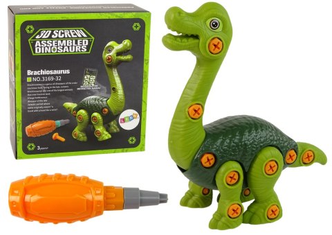 Dinozaur Brachiosaurus Do Rozkręcania Zielony LEAN Toys Dinozaur Brachiosaurus Do Rozkręcania Zielony LEAN Toys