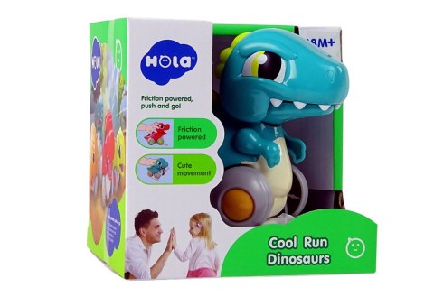 Dinozaur Na Kółkach Niebieski Figurka Spinosaurus LEAN Toys Dinozaur Na Kółkach Niebieski Figurka Spinosaurus LEAN Toys