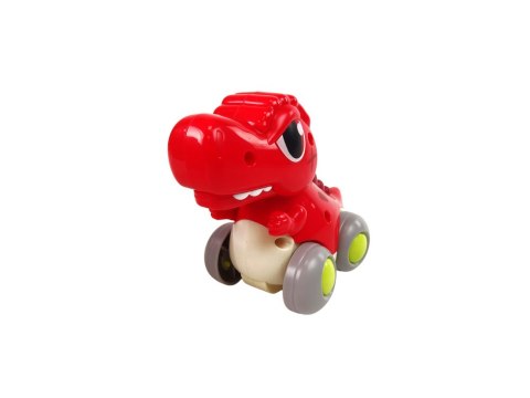 Dinozaur Na Kółkach T-Rex Czerwony Figurka LEAN Toys Dinozaur Na Kółkach T-Rex Czerwony Figurka LEAN Toys
