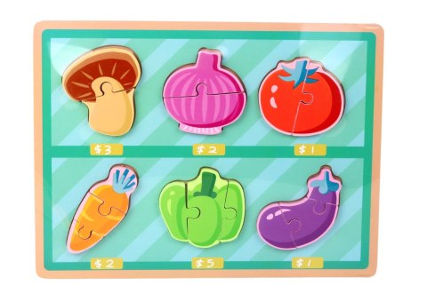 Drewniane Kolorowe Puzzle Układanka Dla Dzieci Mix Wzorów LEAN Toys Drewniane Kolorowe Puzzle Układanka Dla Dzieci Mix Wzorów LEAN Toys